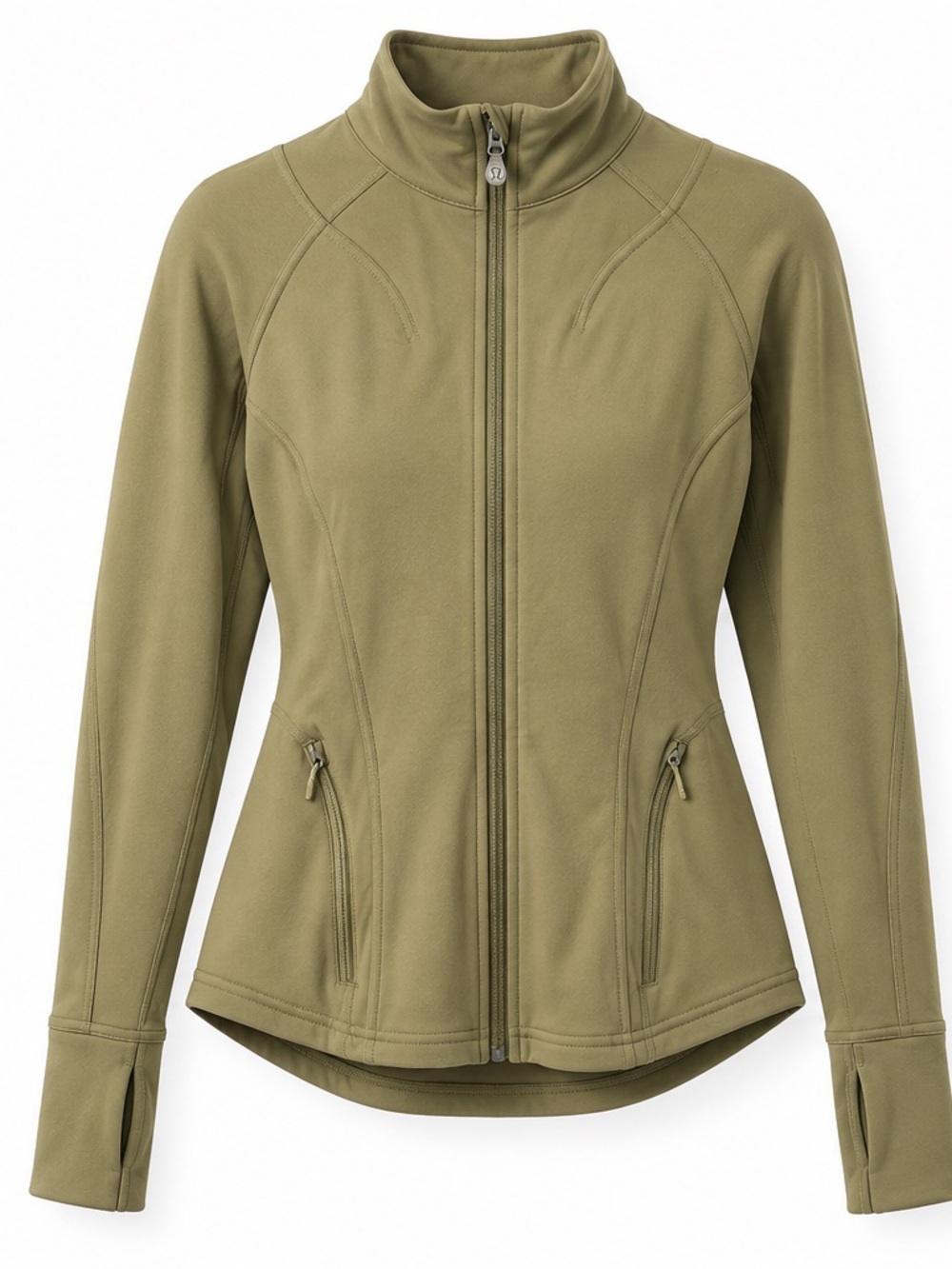 Lululemon Vintage Olive Green Full Zip Jacket